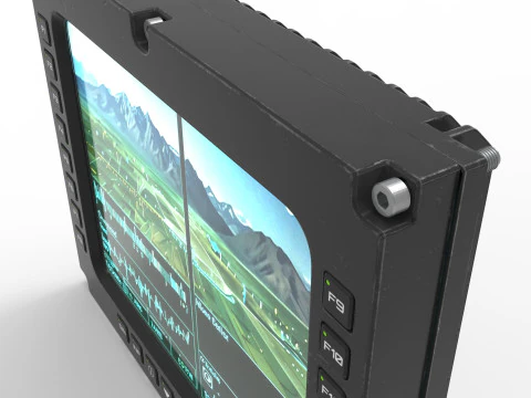 Military Rugged Display 3D Model