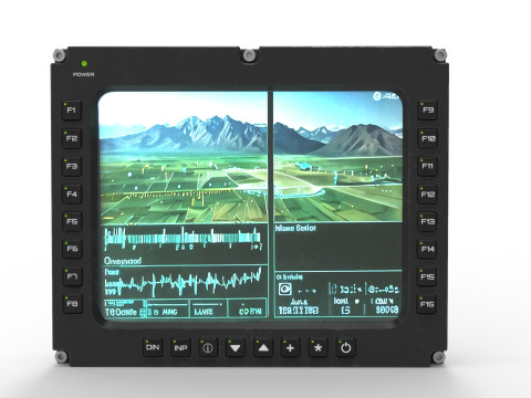 Military Rugged Display Modèle 3D