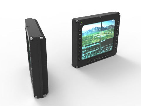 Military Rugged Display Modèle 3D