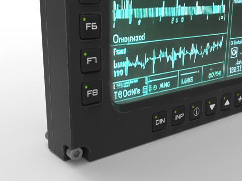 Military Rugged Display Modèle 3D