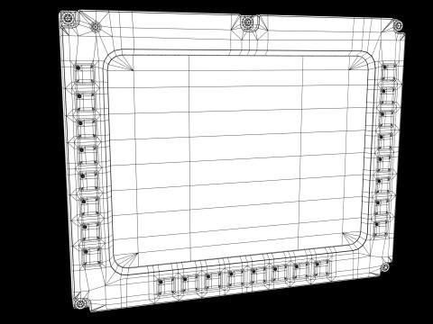 Military Rugged Display Modèle 3D