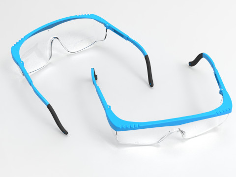 Safety Protective Glasses 3D Model