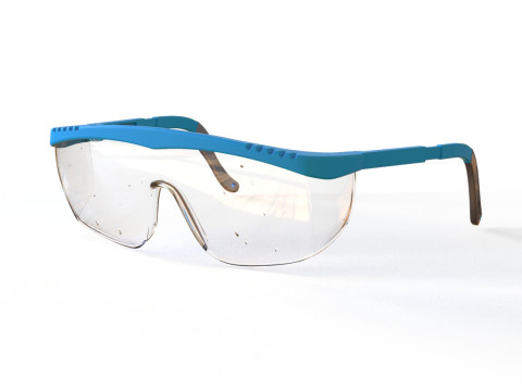 Safety Protective Glasses 3D Model
