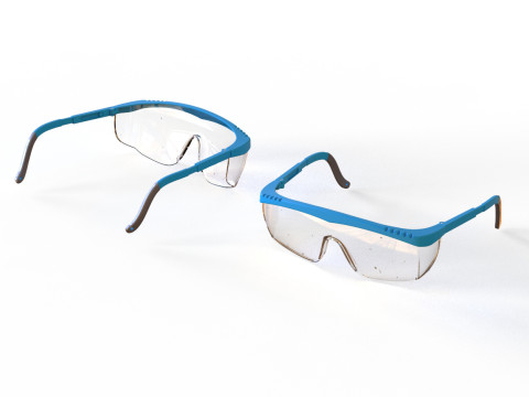 Safety Protective Glasses 3D Model