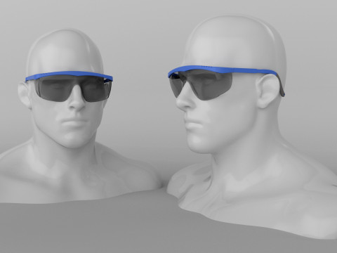 Safety Protective Glasses 3D Model