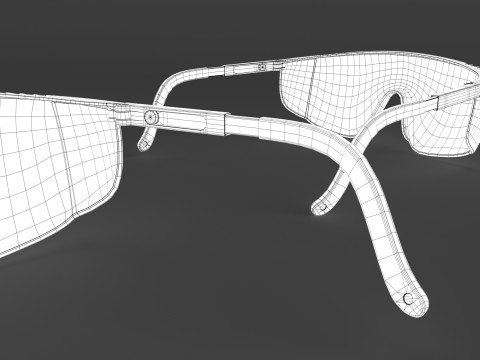 Safety Protective Glasses 3D Model