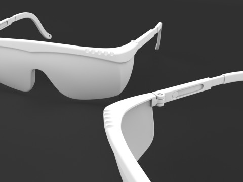 Safety Protective Glasses 3D Model