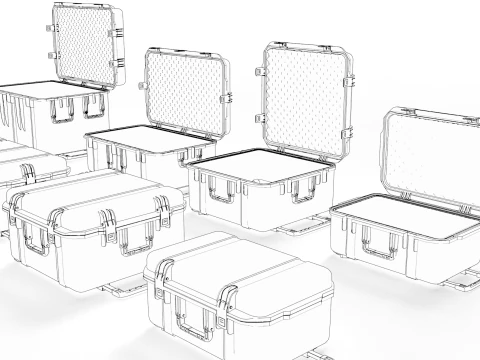 Military Case 3D Model