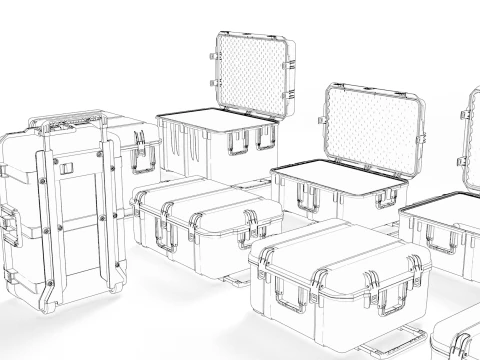 Military Case 3D Model