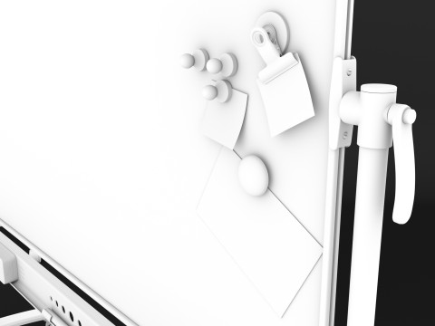 White Board Model 3D