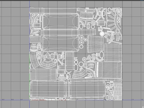 White Board 3D Model
