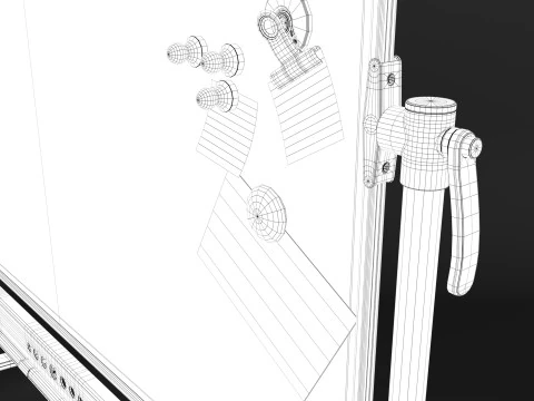 White Board 3D Model