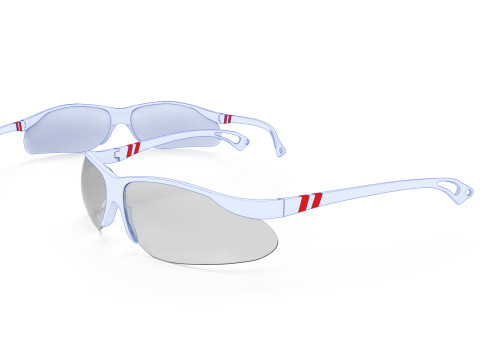 Safety Protective Sun Glasses 3D Model