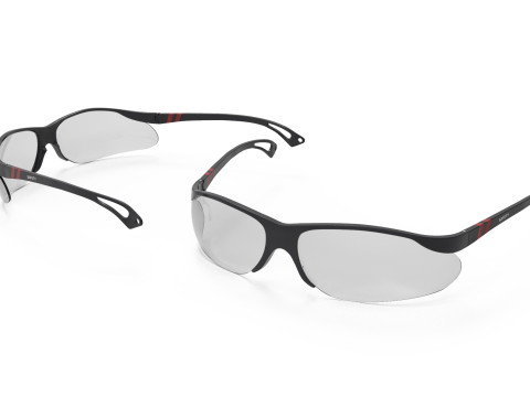 Safety Protective Sun Glasses 3D Model