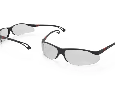 Safety Protective Sun Glasses 3D Model