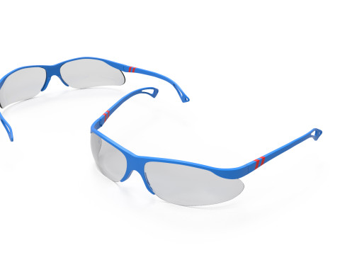 Safety Protective Sun Glasses 3D Model
