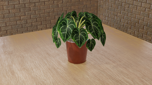 houseplant 3D Model .c4d .max .obj .3ds .fbx .stl .blend 