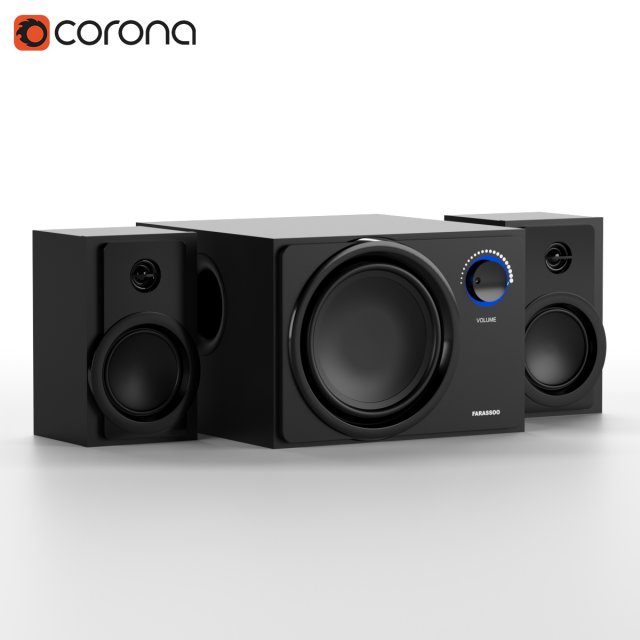 farasoo speaker 3D Model .c4d .max .obj .3ds .fbx .stl .blend 