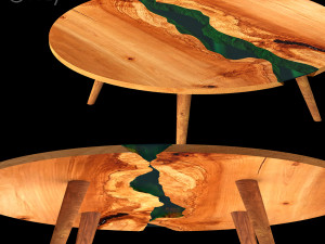 table river wood 3D Model