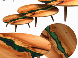 table river wood 3D Model