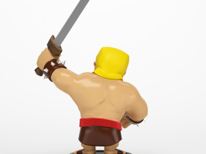 barbar clash of clans 3D Модель
