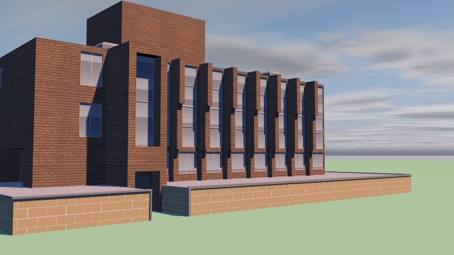 university 3D मॉडल .c4d .max .obj .3ds .fbx .stl .blend 