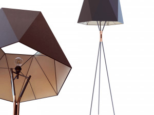 cvl luminaires solitaire floor lamp 3D Model