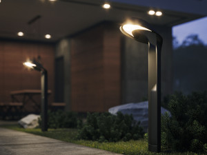 artform hi-glo and lo-glo street and path lights 3 light 6 colors 3Dモデル