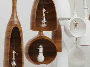 three wise men pendants by samuel chan for channels 3D Model