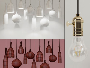 three wise men pendants by samuel chan for channels 3D 모델