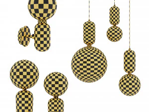 parachilna aballs lamps 3D Model