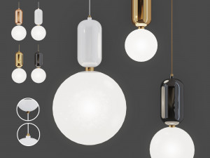 parachilna aballs lamps Modèle 3D