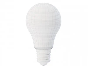 전구 e27 3D 모델