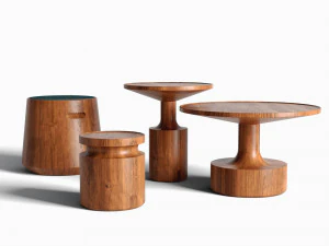 mesas girat&oacute;rias - 4 modelos Modelo 3D