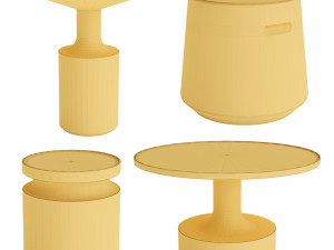 turn tables - 4 models 3D Model