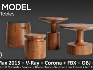 turn tables - 4 models 3D Model
