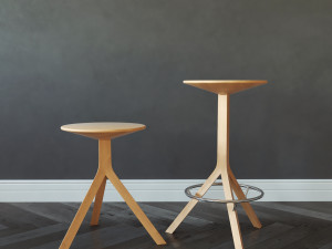 alison brooks kitchen stool 3D Модель