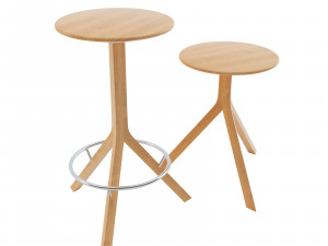 alison brooks kitchen stool 3D Модель