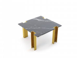 alcide rectangular marble coffee tables Modello 3D