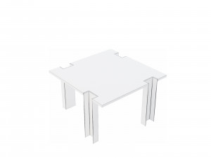 alcide rectangular marble coffee tables Modello 3D
