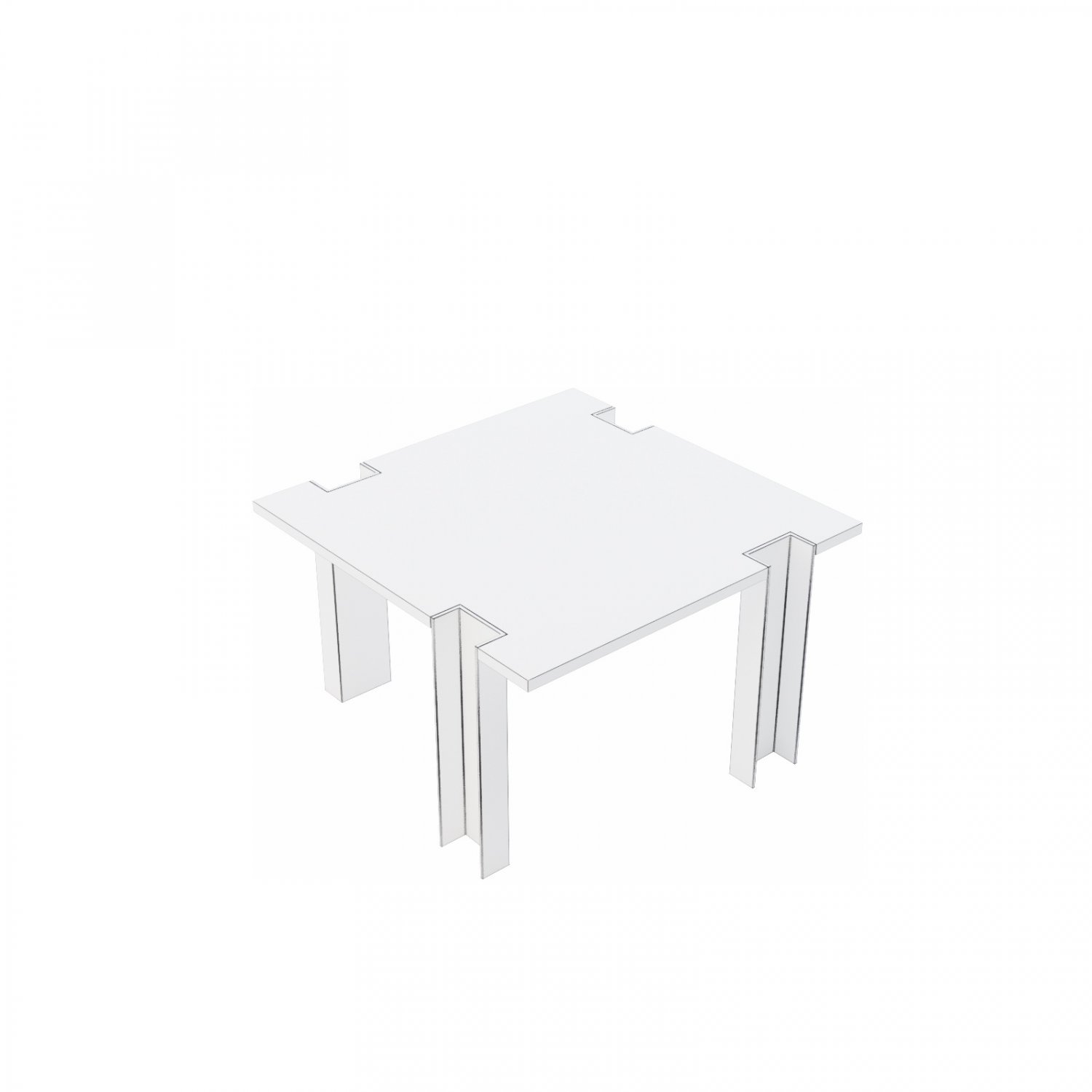 alcide rectangular marble coffee tables Free 3D Model in Table