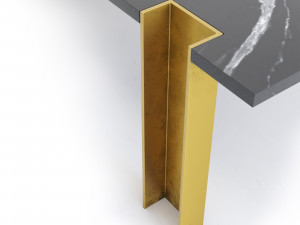 alcide rectangular marble coffee tables Modello 3D