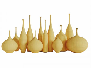 sophie cook porcelain - 12 pieces 3D Model