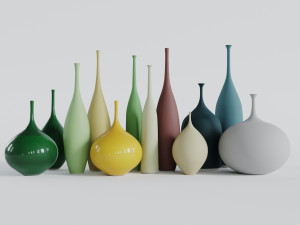sophie cook porcelain - 12 pieces Model 3D