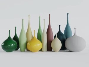 sophie cook porcelain - 12 pieces 3D Model