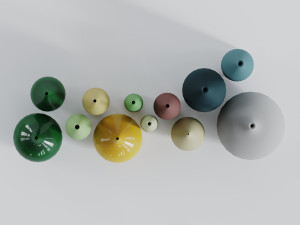 sophie cook porcelain - 12 pieces Model 3D