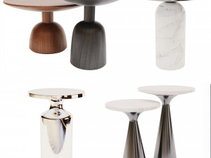 side tables set 01 3D Model