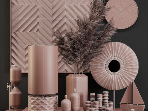 decorative set 2 28 pieces Modello 3D