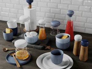 conjunto decorativo 3 18 modelos Modelo 3D