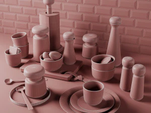 decorative set 3 18 models 3D Model